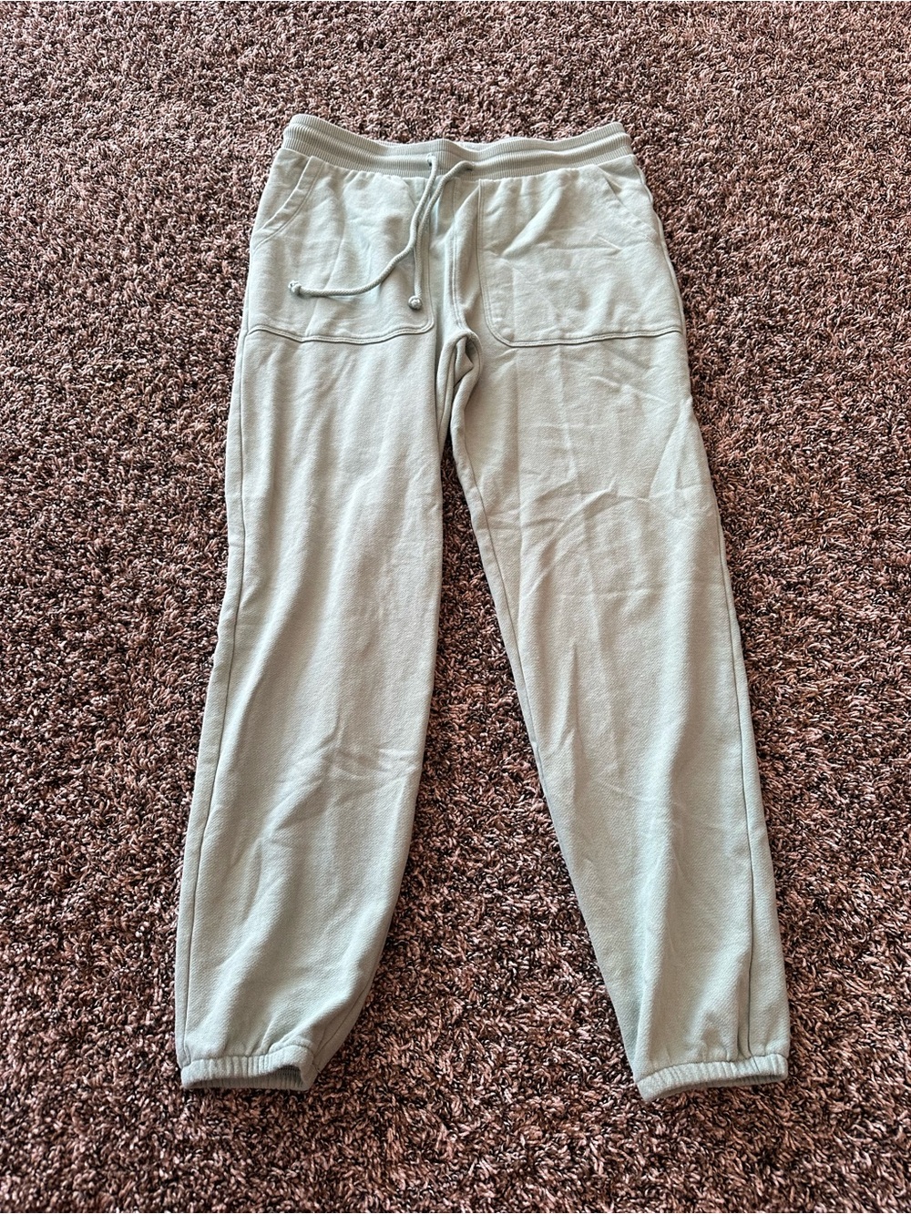 american eagle Light Sage Green Drawstring Jogger Pants